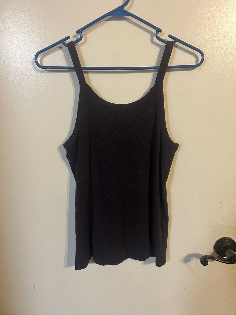 Madewell Ribbed Dark Plum Tank Top